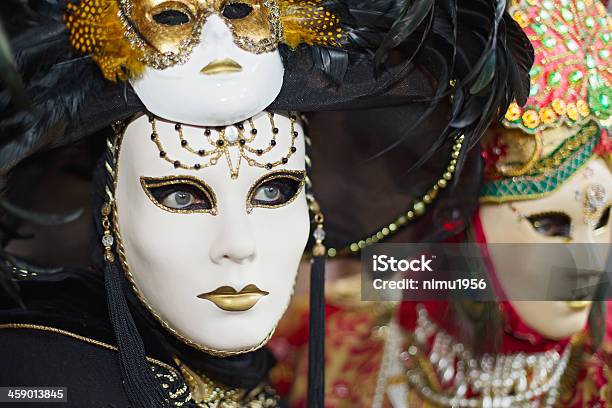 Maschere Di Carnevale Di Venezia 2013 Nel Bacino Di San Marco - Fotografie stock e altre immagini di Blu