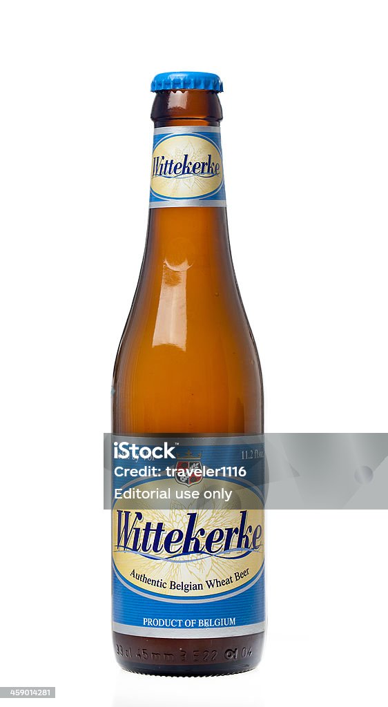 Wittekerke belgische Weizenbier - Lizenzfrei Alkoholisches Getränk Stock-Foto