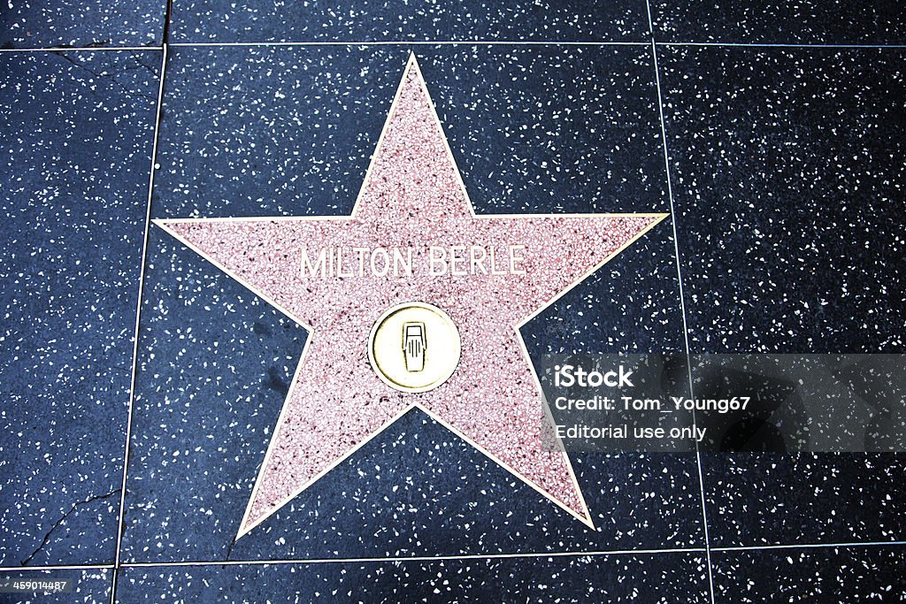 Hollywood Walk Of Fame Star Milton Berle - Zbiór zdjęć royalty-free (Aktor)