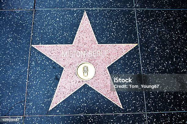 Hollywood Walk Of Fame Star Milton Berle - zdjęcia stockowe i więcej obrazów Aktor - Aktor, Celebryci, Chodnik