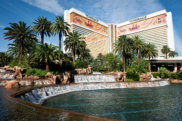 hotel mirage, las vegas, nevada, stati uniti - mirage hotel foto e immagini stock