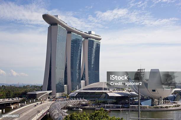 Liconica Marina Bay Sands Hotel Singapore - Fotografie stock e altre immagini di Albergo - Albergo, Albergo di lusso, Alla moda