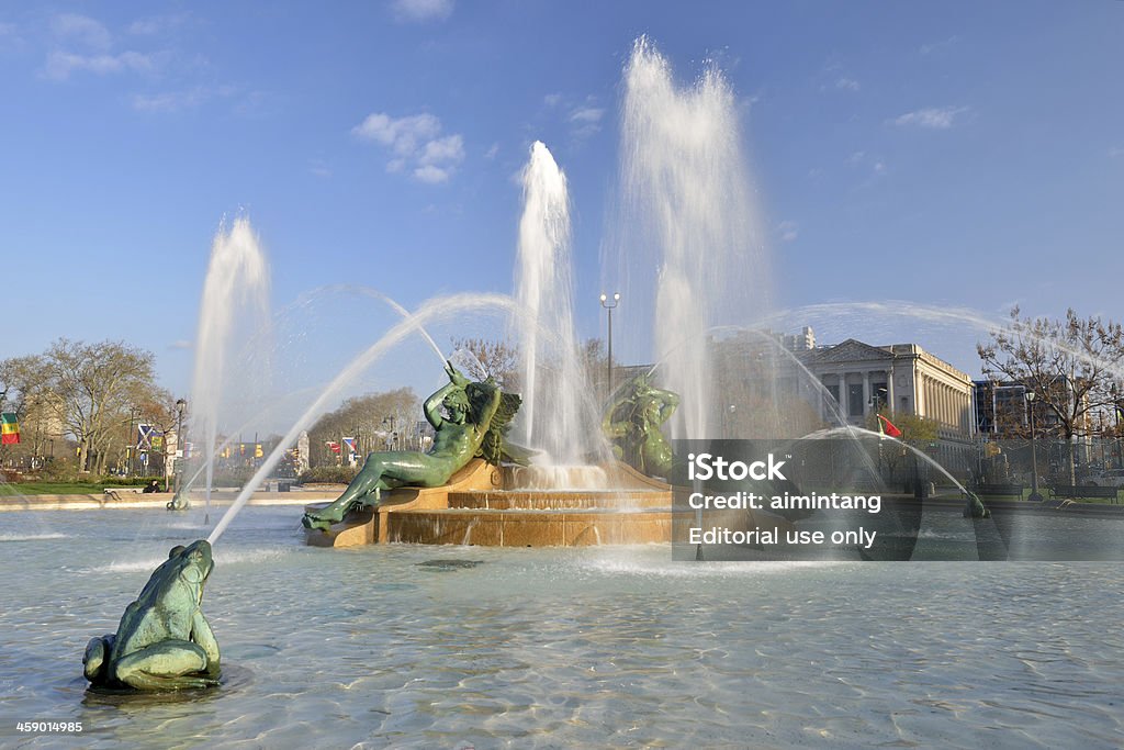 Swann Памятник фонтан - Стоковые фото Logan Circle роялти-фри