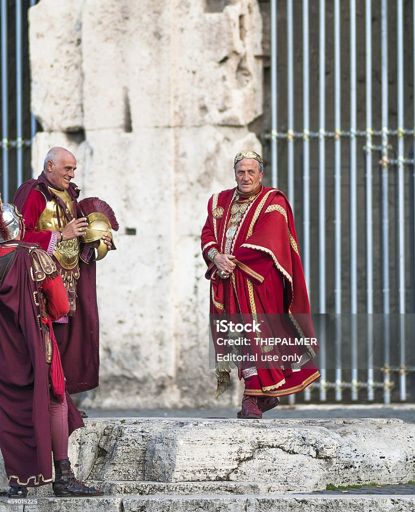 Caesar e centurions - Foto de stock de Júlio César - Imperador royalty-free