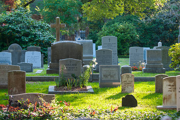 Charleston, South Carolina, USA - May 11, 2012: Cemetery at St. Philip's Episcopal Church in Charleston, South Carolina