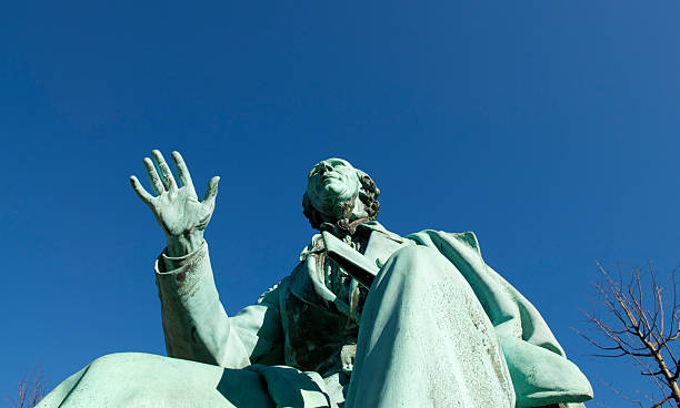 hans christian andersen - hans christian andersen danish culture denmark copenhagen fotografías e imágenes de stock