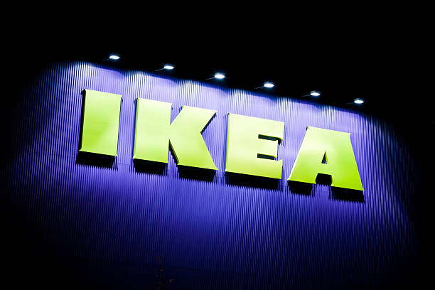 Ikea sign stock photo