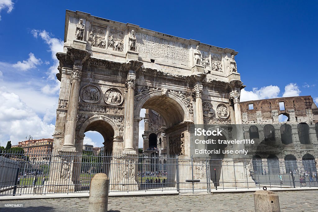 Arch Of Constantine In Rom, Italien - Lizenzfrei Alt Stock-Foto