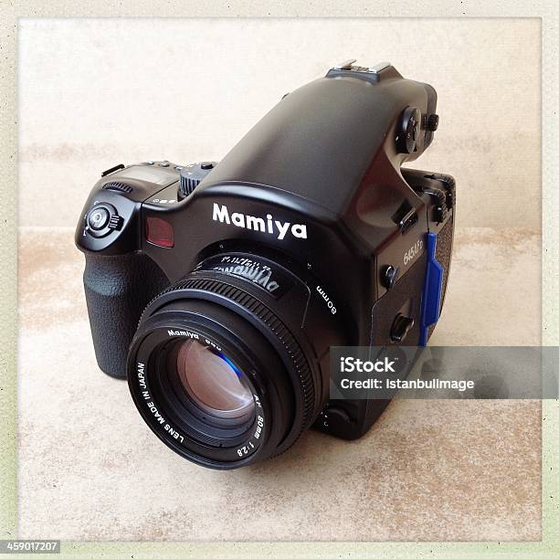 Mamiya 645d Medium Format Digital Camera Stock Photo - Download Image Now - Auto Post Production Filter, Black Color, Camera - Photographic Equipment