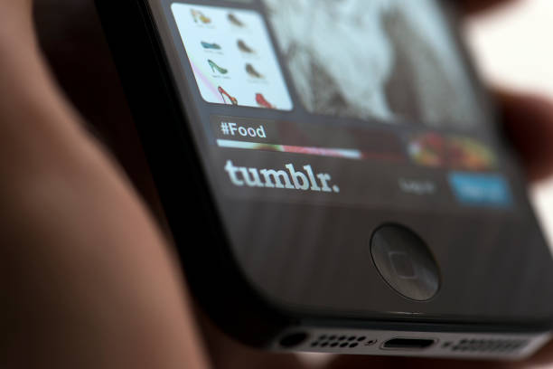 tumblr app para apple iphone 5 - tumblr - fotografias e filmes do acervo