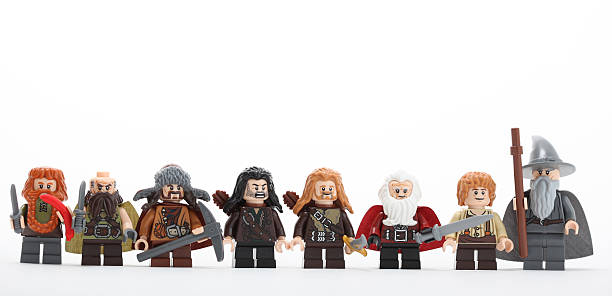 lego dane z hobbit seria - bofur zdjęcia i obrazy z banku zdjęć