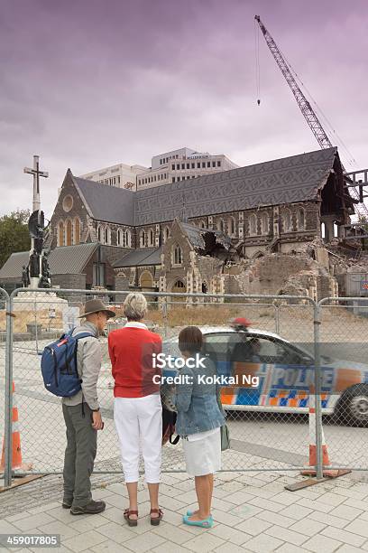 Kathedrale Von Christchurch Stockfoto und mehr Bilder von Christchurch - Canterbury-Region in Neuseeland - Christchurch - Canterbury-Region in Neuseeland, Erdbeben, Beschädigt