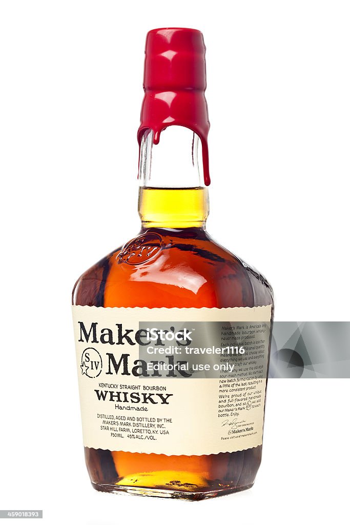 Maker's Mark Whisky - Foto de stock de Cera royalty-free