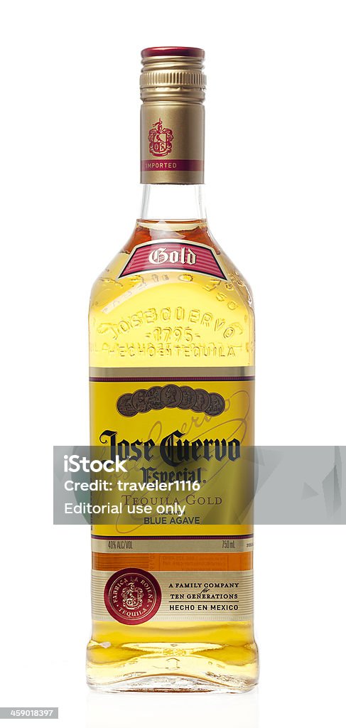 Jose Cuervo Especial Tequila - Zbiór zdjęć royalty-free (Butelka)