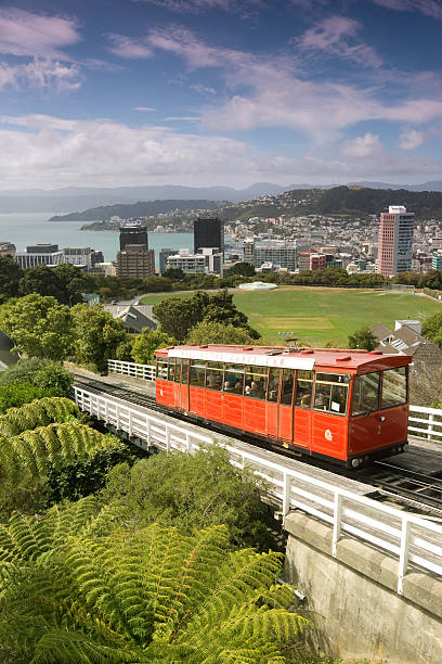 Wellington - Cable Car stock photo