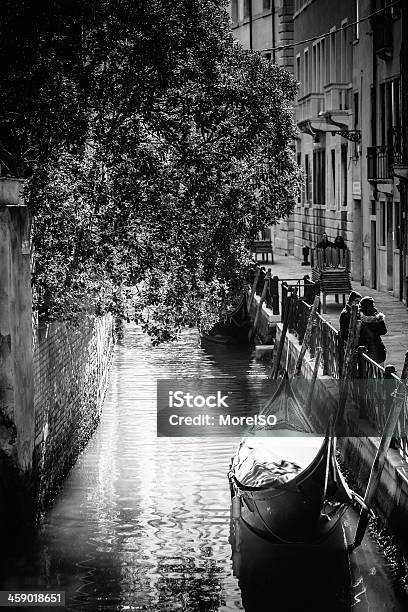 Venice Stock Photo - Download Image Now - Black And White, Canal, Day