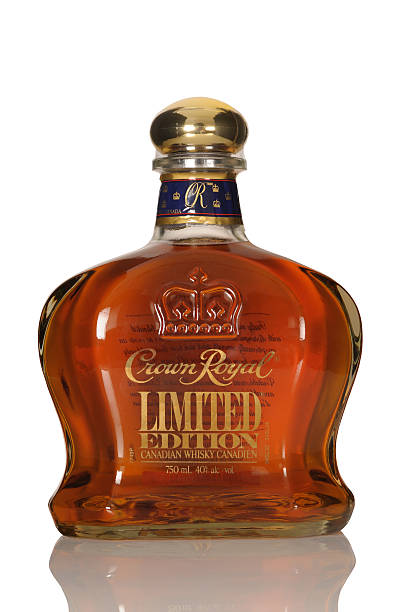 Crown royal whisky stock photo