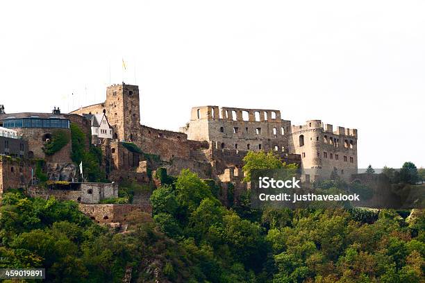 Castelo Burg Rheinfels - Fotografias de stock e mais imagens de Castelo - Castelo, Cultura Alemã, Destino de Viagem