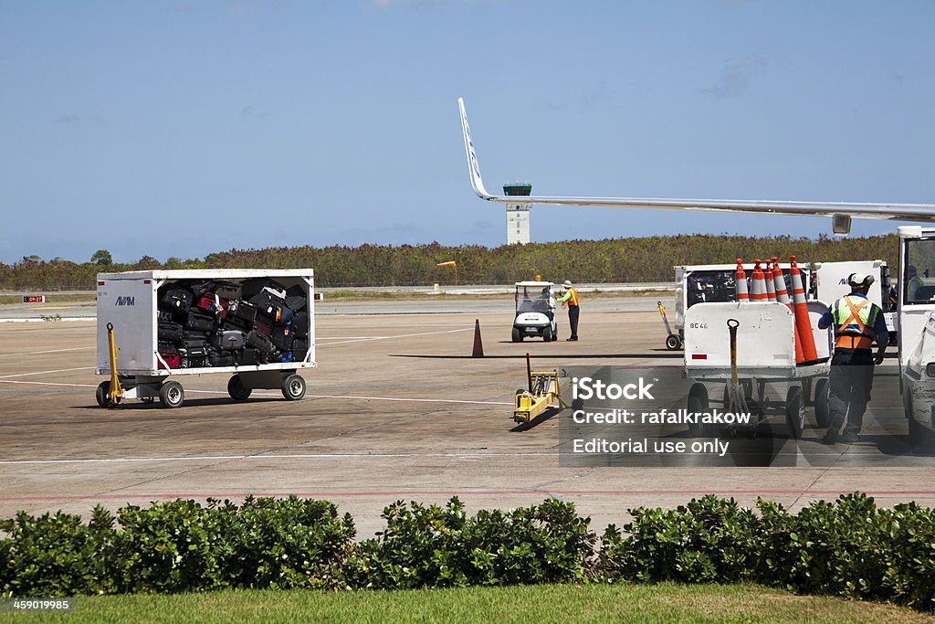 Aeroporto di Punta Cana, nella Repubblica Dominicana - Foto stock royalty-free di Aereo di linea