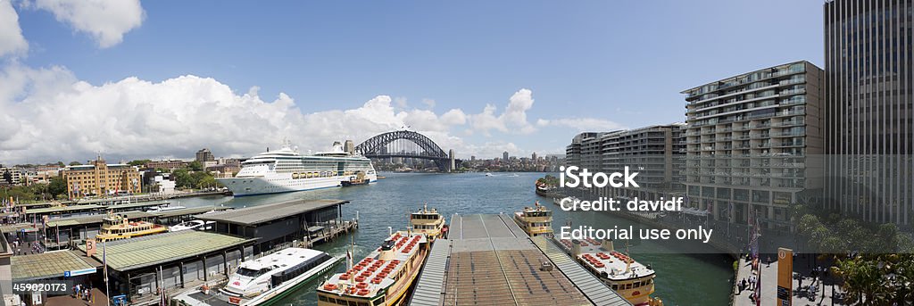 Circular Quay 、シドニーハーバーブリッジ - オーストラリアのロイヤリティフリーストックフォト