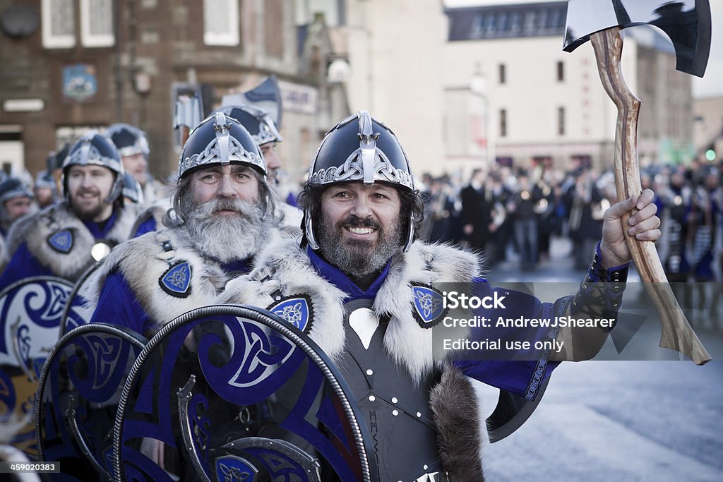 Up Helly Aa Викинг - Стоковые фото 2013 роялти-фри