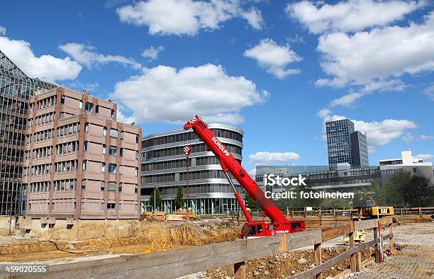 Baustelle In Stuttgart Stockfoto und mehr Bilder von Architektur - Architektur, Außenaufnahme von Gebäuden, Bagger