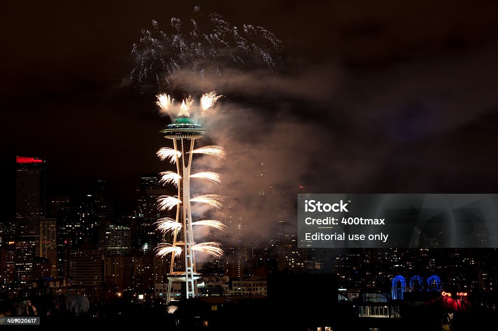 Seattle Capodanno - Foto stock royalty-free di Ambientazione esterna