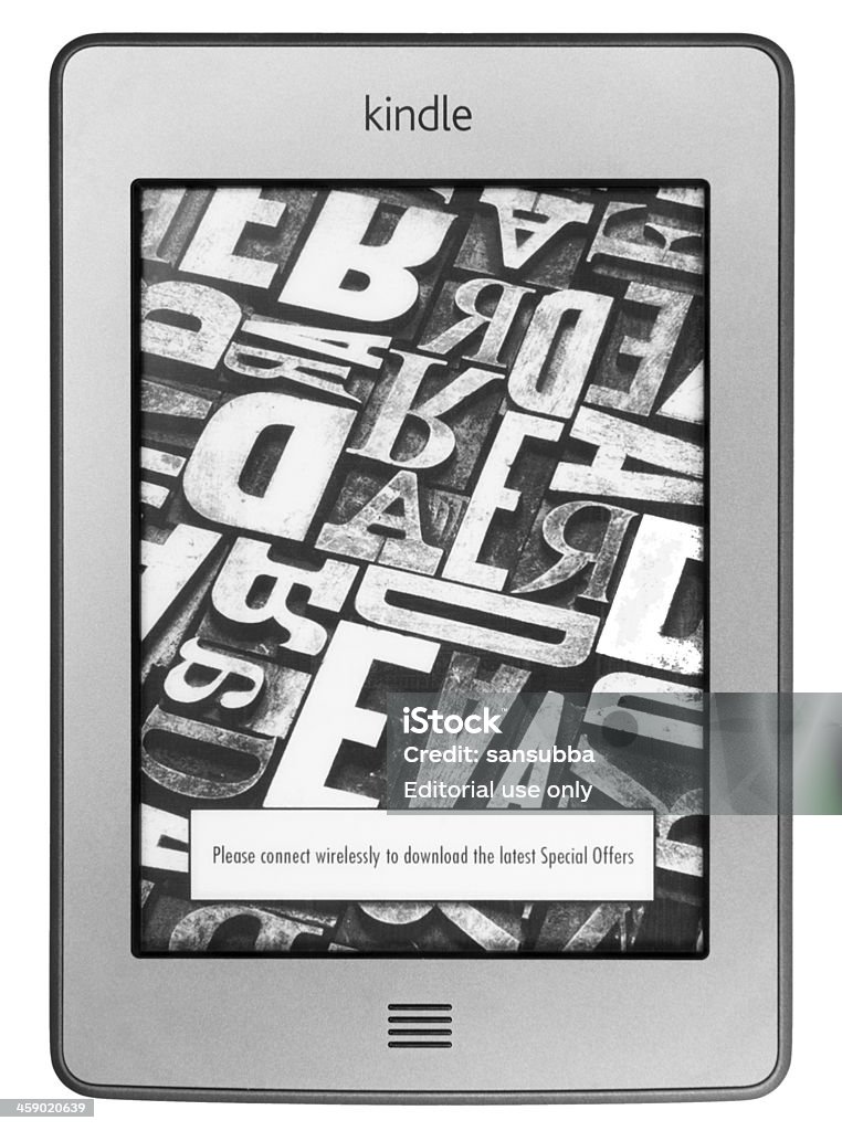 Kindle Touch - Lizenzfrei Amazon.com Stock-Foto