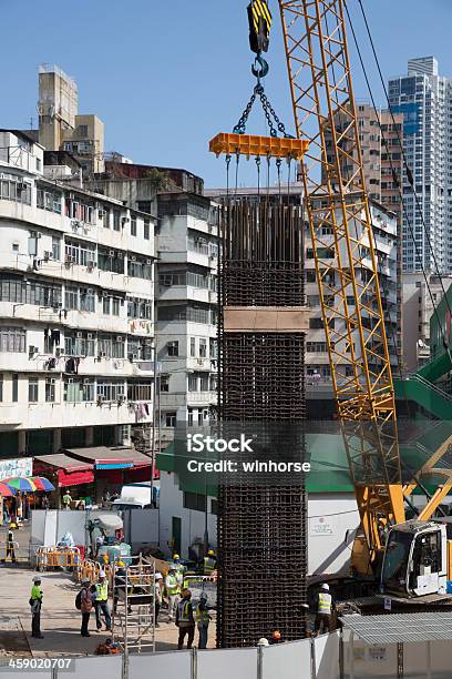 Shatin Di Costruzione Sito Di Collegamento Centrale Di Hong Kong - Fotografie stock e altre immagini di Addetto alla manutenzione