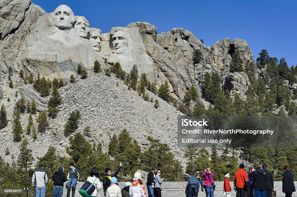 Monumento Nazionale del Monte Rushmore - Foto stock royalty-free di Abramo Lincoln