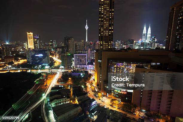 Photo libre de droit de Kuala Lumpur Dans La Nuit banque d'images et plus d'images libres de droit de Admirer le paysage - Admirer le paysage, Asie, Asie du Sud-Est