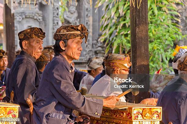 Gamelanorchester In Hinduhochzeit In Bali Stockfoto und mehr Bilder von Asien - Asien, Aufführung, Bali