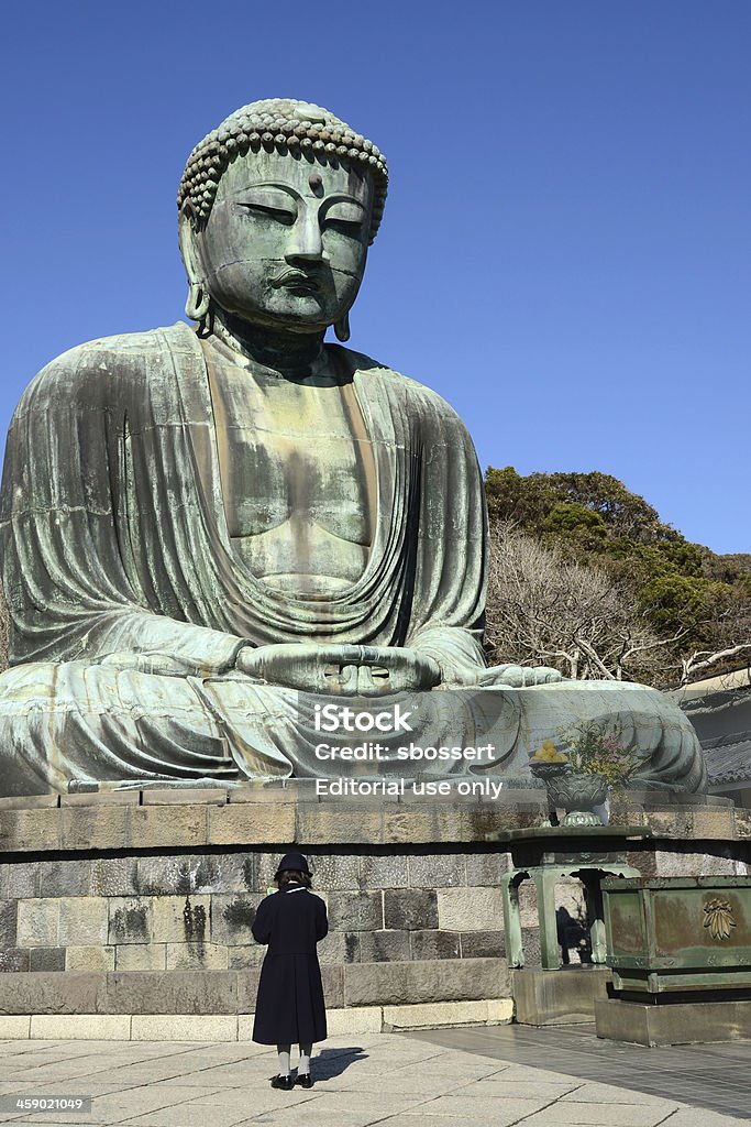 Grande Buddha di Kamakira - Foto stock royalty-free di Grande Buddha - Kamakura