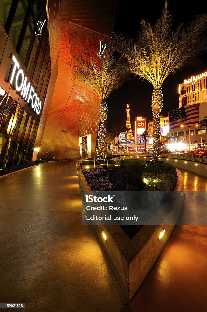 Noite Vista da Cidade de Las Vegas, Nevada, EUA - Royalty-free Ao Ar Livre Foto de stock