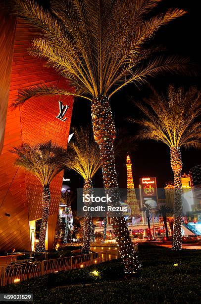 Noc Miasta Las Vegas Nevada Usa - zdjęcia stockowe i więcej obrazów Architektura - Architektura, Bez ludzi, Billboard