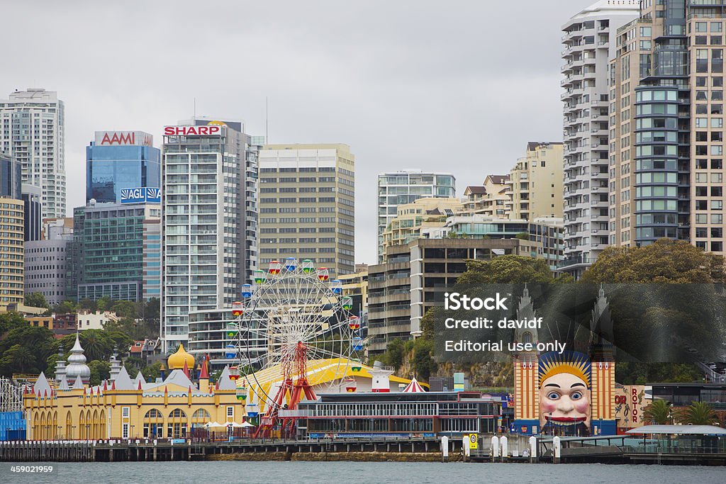 Luna Park e o norte de Sydney - Foto de stock de Sharp Corporation royalty-free