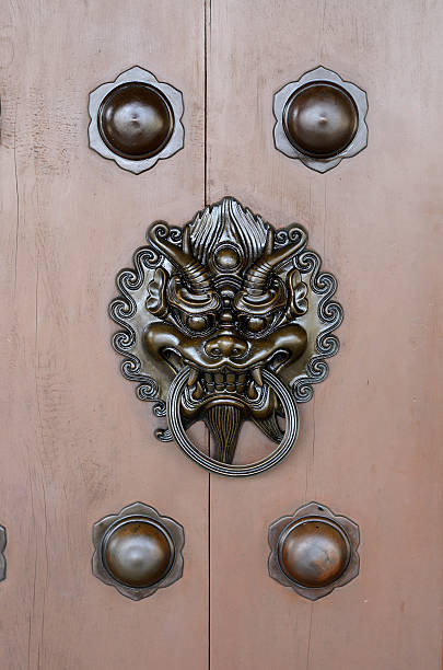istock Chinese style door opener 459021975