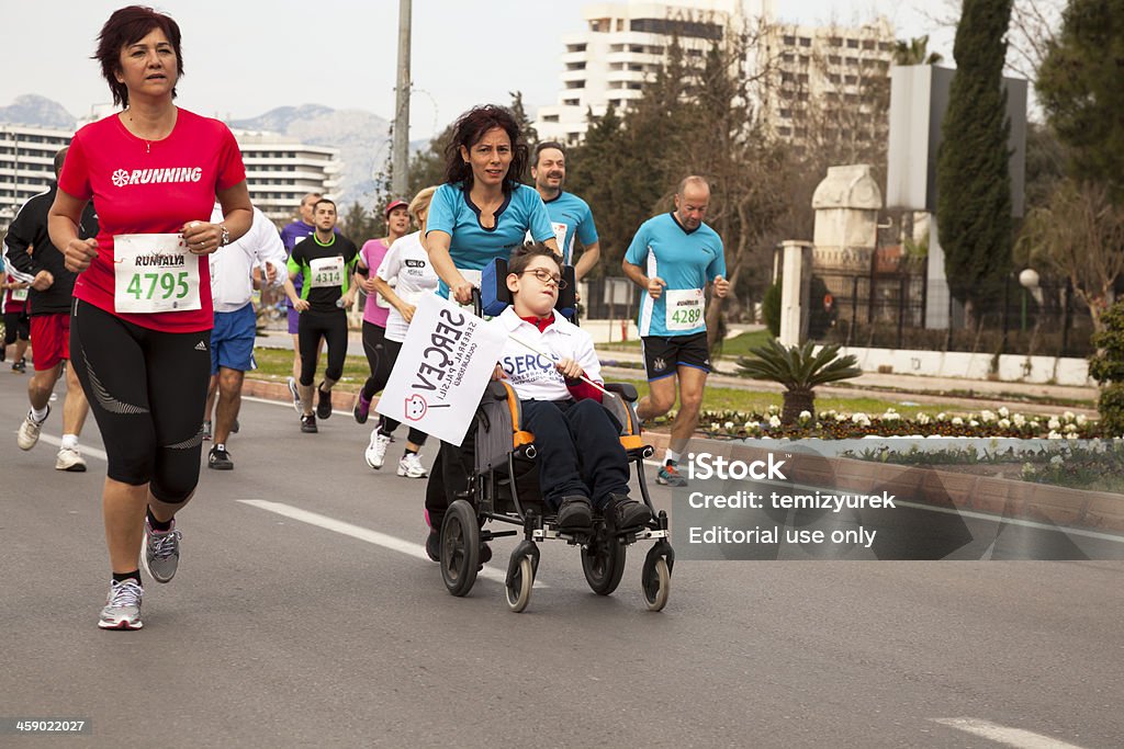 Marathon-Läufer - Lizenzfrei Autismus Stock-Foto