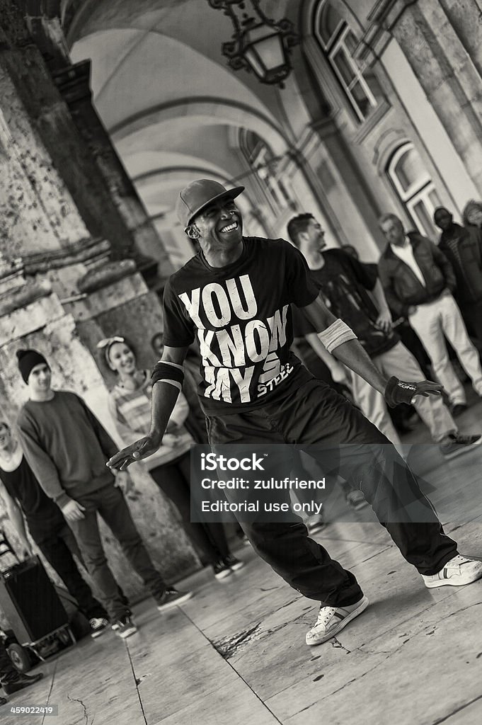 Ballerino Hip-Hop di Lisbona - Foto stock royalty-free di Adulto