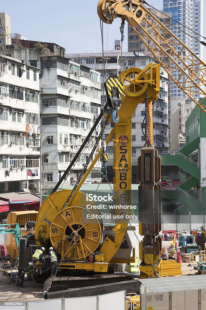 Shatin a Central de ligação local de construção em Hong Kong - Royalty-free Adulto Foto de stock