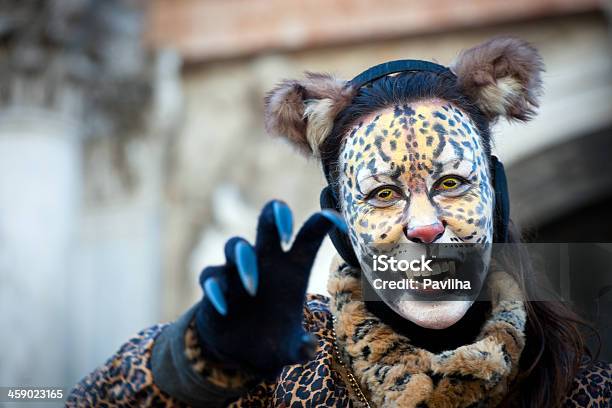 Catmaske Karneval 2013 San Marco Und Venedig Italien Stockfoto und mehr Bilder von Attraktive Frau