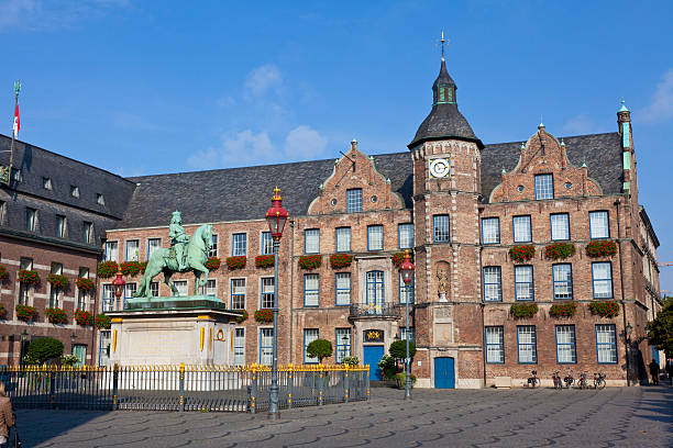 Old Townhall in Düsseldorf stock photo