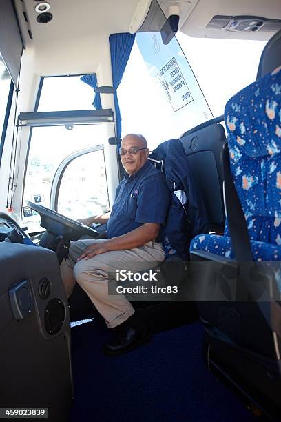 Coach Driver Stock Photo - Download Image Now - Adult, African Ethnicity, Bus