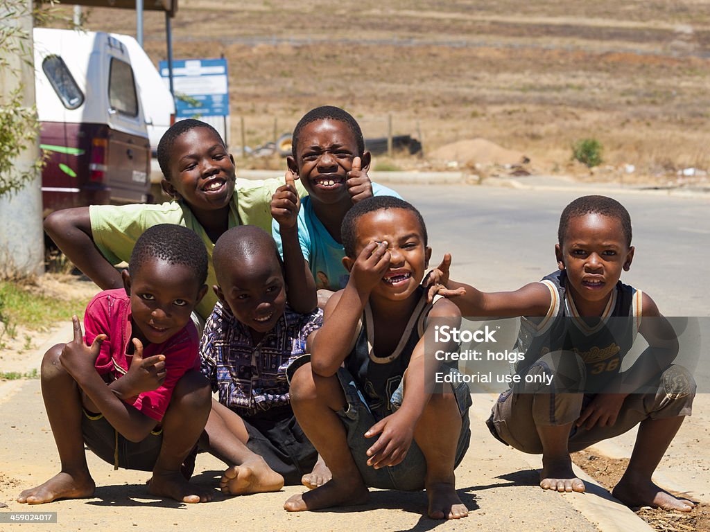 Kayamandi township, Stellenbosch, África do Sul - Royalty-free Criança Foto de stock