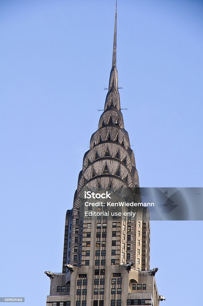 Chrysler Building i dettagli - Foto stock royalty-free di Ambientazione esterna