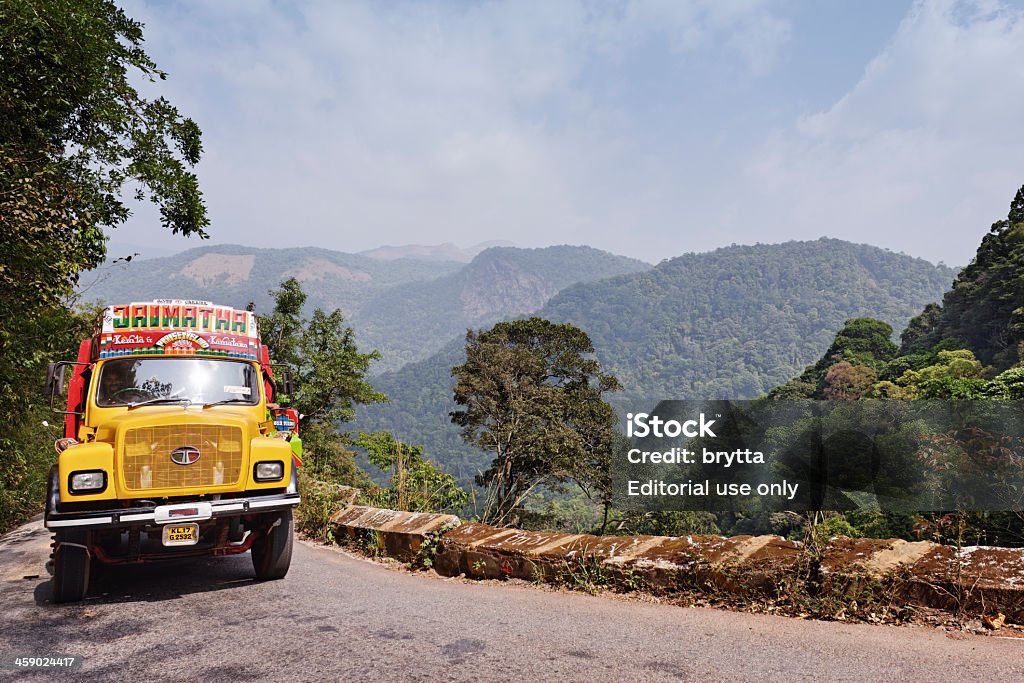 Indian truck - Lizenzfrei Anhöhe Stock-Foto