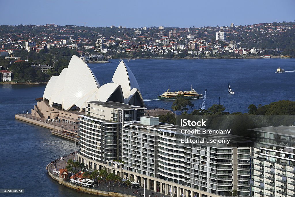 Ópera de Sydney, Circular Quay - Foto de stock de Austrália royalty-free