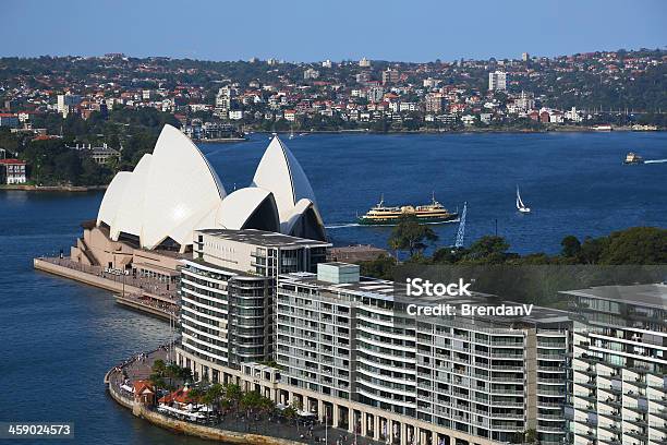 Foto de Ópera De Sydney Circular Quay e mais fotos de stock de Austrália - Austrália, Azul, Barco de passageiros