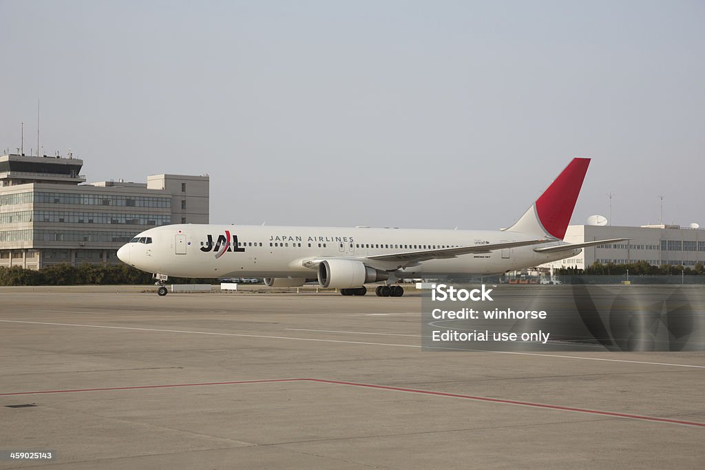 일본 항공 보잉 767 - 로열티 프리 Boeing 스톡 사진