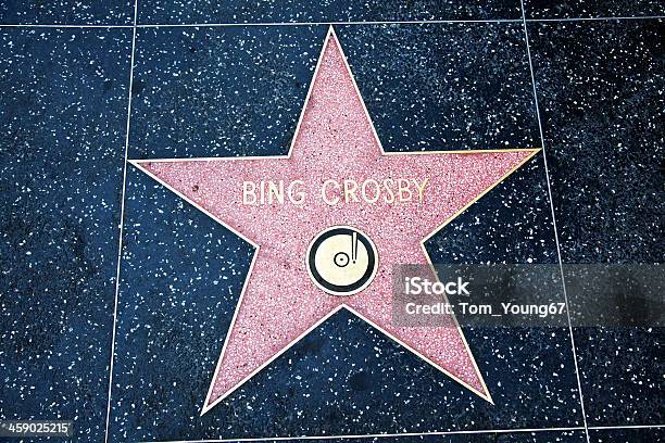 Photo libre de droit de Hollywood Walk Of Fame Star Bing Crosby Artiste banque d'images et plus d'images libres de droit de Acteur - Acteur, Arts Culture et Spectacles, Bing Crosby